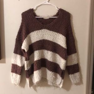 Striped Altar’d State fuzzy sweater
